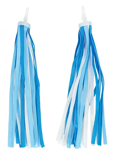 Ленты в руль детского велосипеда / самоката атласные голубые (G00010531)