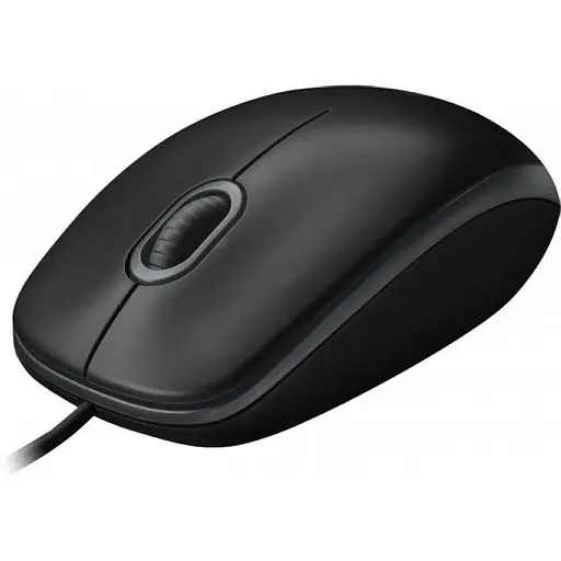 Миша Logitech B100 USB Black - фото 2