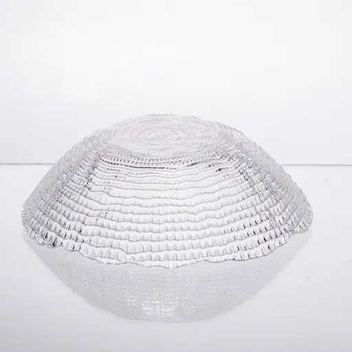 Салатница маленькая прозрачная стеклянная 350 мл, круглая салатница для салатов фруктов и десертов Yiwu 64486-50 - фото 4