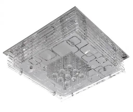 Люстра стельова Brille галогенна кришталева G4 20W CH (BR-01256C/20)
