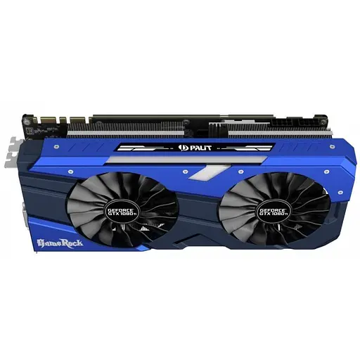 Видеокарта Palit GTX 1080Ti 11Gb GameRock Premium Edition (NEB108TH15LC-1020G) (GDDR5X, 352 bit, PCI-E 3.0 x16) Б/у - фото 4