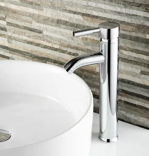 Смеситель для умывальника Rea Graff хром высокий REA-B0027 Хром - фото 2