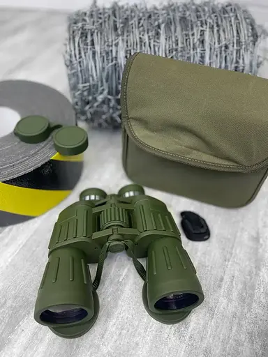 Тактический десятикратный бинокль Seeker Army 10x50WA (Оливковый) - фото 5