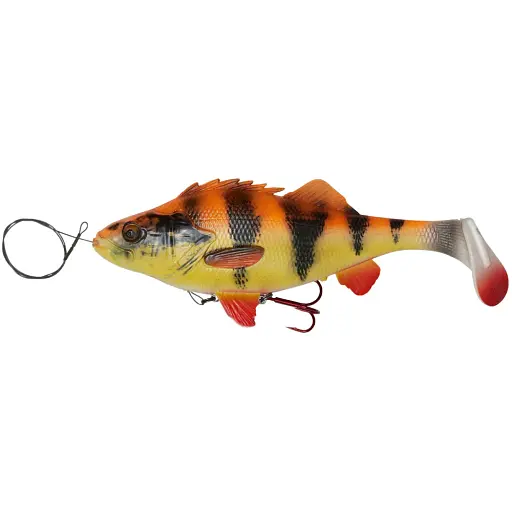 Силикон Savage Gear 4D LIine Thru Perch Shad SS 200 мм 100.0g Albino (поштучно)