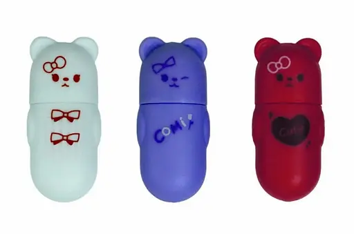 Ластик у футлярі Ведмедик, 3 шт.