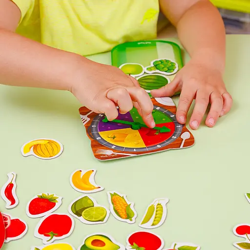 Настільна гра-сортер "Смачний урожай" Vladi Toys VT1804-41 навчальна - фото 3