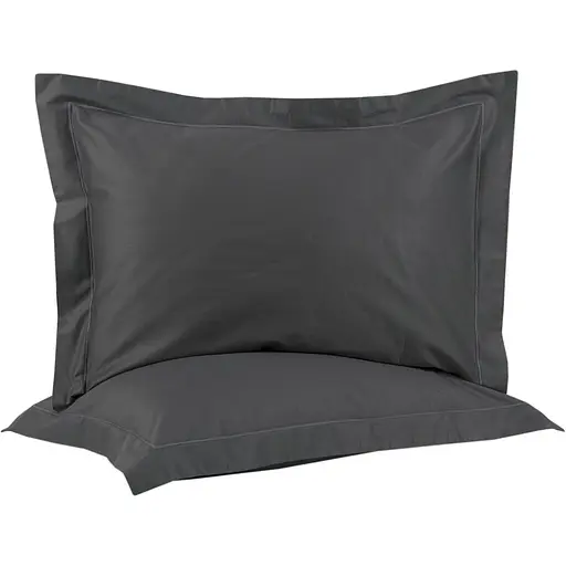 Наволочки Lotus Home Dakota Modern сатин антрацит 50х70 см, 2 шт. (SVT-2000022351478) - фото 1