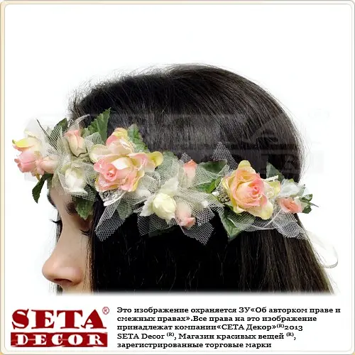 Віночок на голову Фея троянд - фото 2