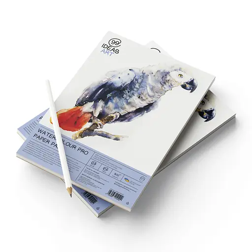 Склейка для акварели CP, А4 300 г/м2, 20 листов, (30% хлопок), 99IDEA9-WP3A4 - фото 2
