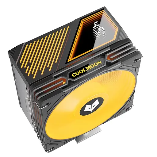 Кулер для процессора Coolmoon GT600 BLACK (GT600 BLACK) - фото 2