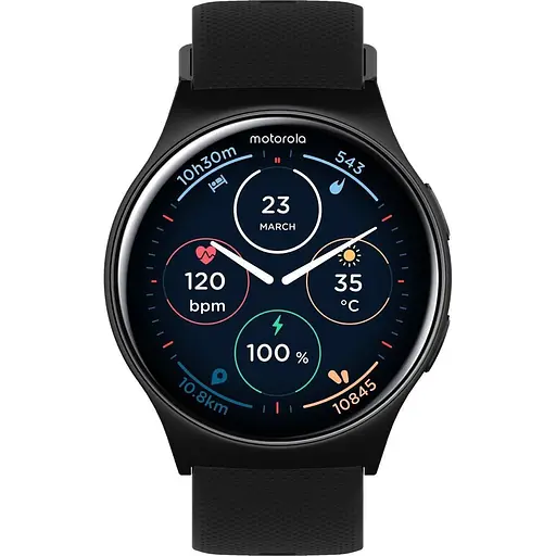 Смарт-часы Motorola Moto Watch 120 Phantom Black (MOSWZ120-PB) [138667] - фото 5