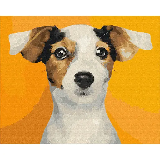 Картина за номерами Портрет коханого песика Brushme 40x50 см різнокольорова 000221342 - фото 1