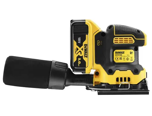 Аккумуляторная вибрационная шлифмашина DeWalt с АКБ и ЗУ DCW200P2 - фото 2