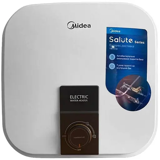 Водонагрівач Midea PRIME компакт D10-20VI (O) 10л - фото 3
