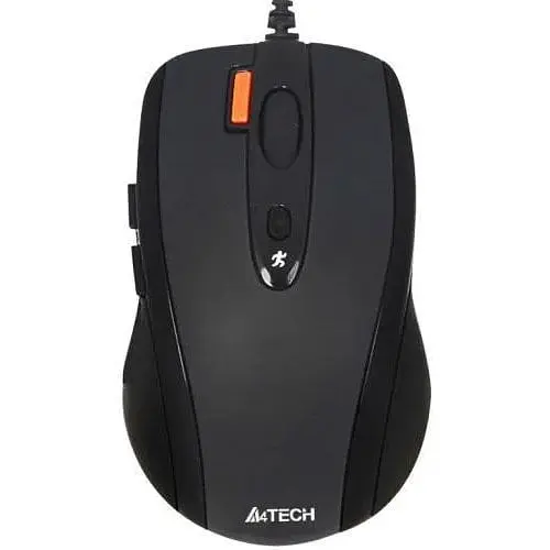 Миша A4Tech N-70FX чорний V-TRACK USB - фото 1