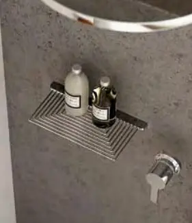 Полка Sonia Contract-hospitality 153282, Хром - фото 2