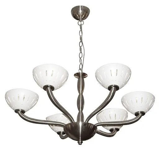 Люстра подвесная Brille для гостиной E14 60W CH (BR-456S/6)