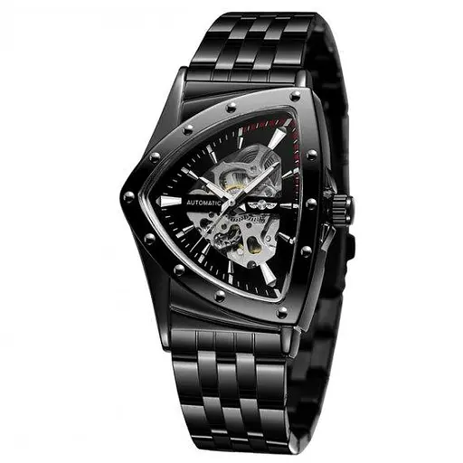 Часы мужские наручные Winner Future (Черные)