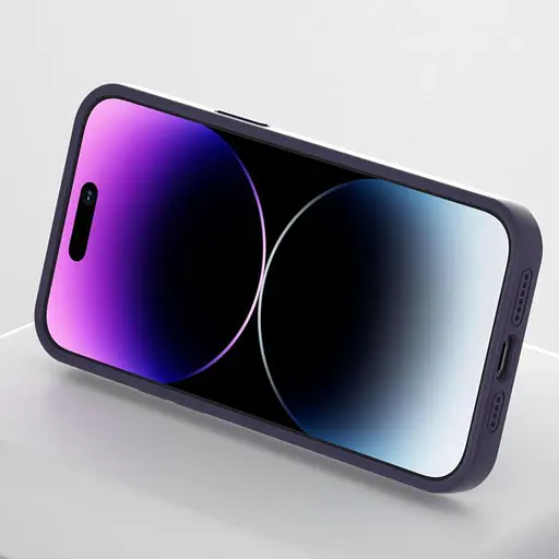 Чехол Epik Silicone Case Full Protective with Ring для Apple iPhone 16 Plus 6.7 Purple - фото 4