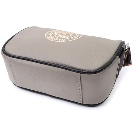 Женская сумка Vintage с вышивкой на лицевой стороне из натуральной кожи 22х14х8 см sum0029043 - фото 5