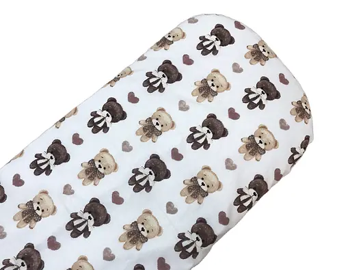 Непромокаемая Moontime простынь в коляску "Мишки" - фото 1