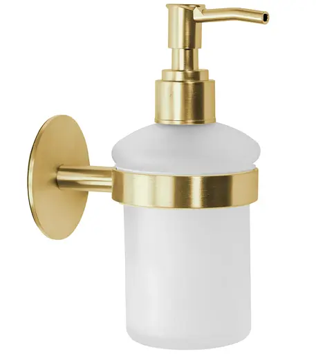 Дозатор для рідкого мила Rea 322217B brushed gold REA-77026, Золотий - фото 1