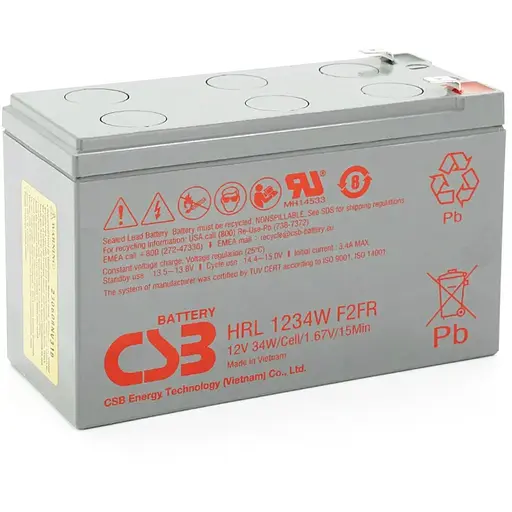 Акумуляторна батарея CSB HRL1234WF2FR, 12V 9Ah (151х65х98мм) Q10