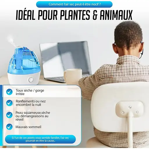 Увлажнитель воздуха с баком для воды на 2.2 л - фото 4