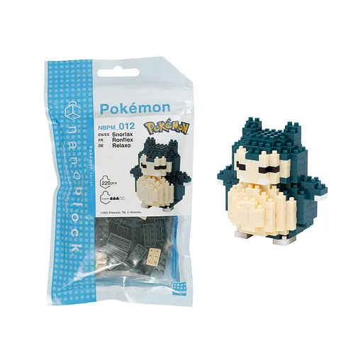 Конструктор Nanoblock Снорлакс 220 элементов (124147) - фото 4