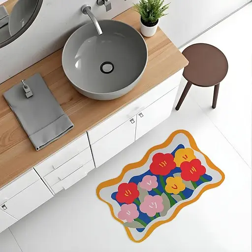 Коврик влагопоглощающий Wall Sticker 38х58х3 мм (D) SW-00002562 - фото 6