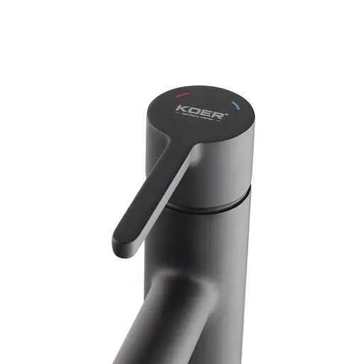 Змішувач для умивальника Koer KB-10029-05 Black KR5487 Чорний матовий - фото 4