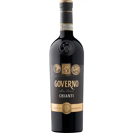 Вино Duca Di Saragnano Chianti Governo All&#39;Uso Toscana DOCG красное полусухое 0.75 л - фото 1