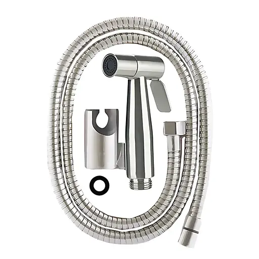 Гігієнічний гарнітур Mixxus Bidet SET-005.SUS нержавіюча сталь MI7100, Нержавіюча сталь - фото 1