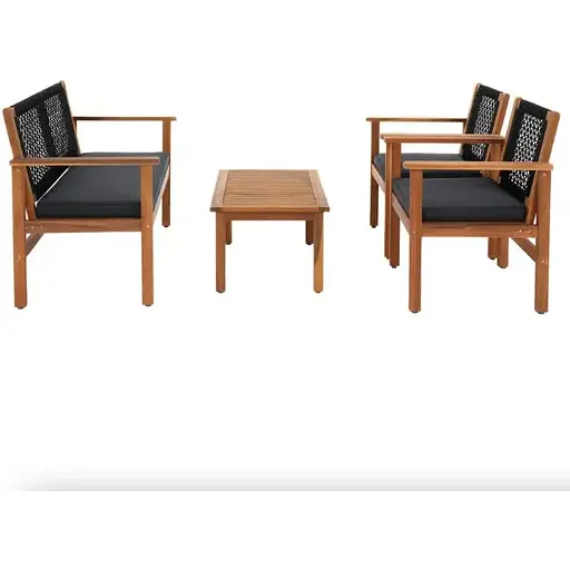 Комплект садових меблів Di Volio Marata чорний - фото 4