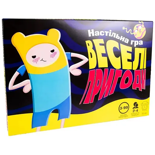 Настольная игра Strateg "Веселые приключения" на украинском языке (30244)