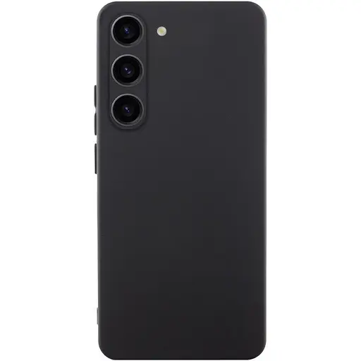 Чохол TPU GETMAN Liquid Silk Full Camera для Samsung Galaxy S23 Чорний / Black - фото 1
