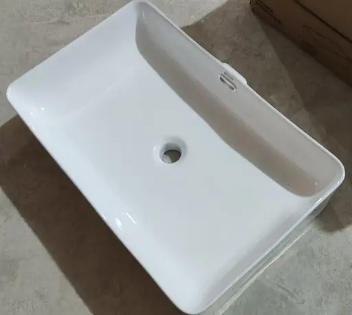 Умивальник накладний Mixxus Premium Quadro-0209 600x370x140 мм з переливом MP6522, Білий - фото 6