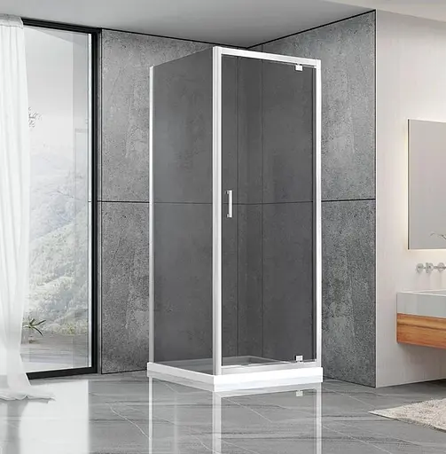 Душевая кабина Dusel A-516 90x90x190 тонированная, Хром, Универсальная, тонированная, хром, 90x90 - фото 1