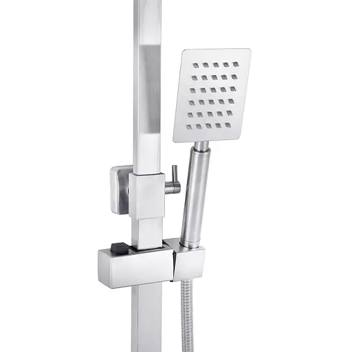 Душова система Kroner KRP Edelstahl Kubus - ESG063 CV022978, Хром матовий - фото 7