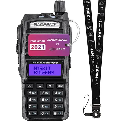 Рація Baofeng UV-82 MK5 + шнурок Mirkit (8144)