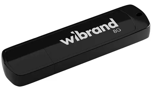 Flash Wibrand USB 2.0 Grizzly 8Gb Black - фото 1