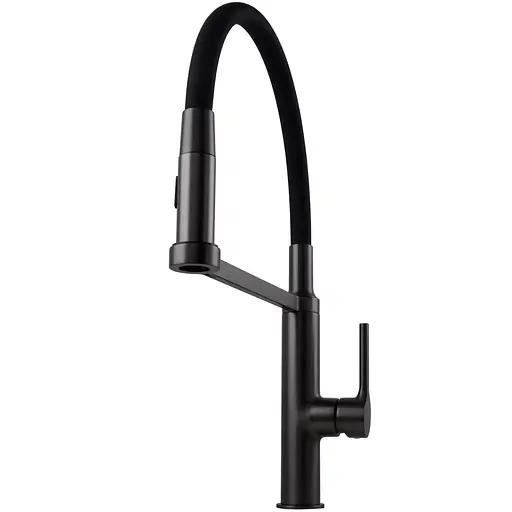 Змішувач для кухні TOPAZ SARDINIA TS 08401-H71-GP графітовий з лейкою-душем для зручності та стилю - фото 7