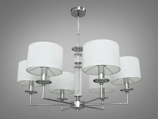 Чудова дизайнерська, сСучасна люстра з абажурами на 6 ламп в класичному - фото 1