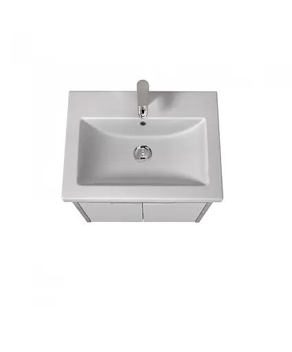 Тумба Мойдодир Smart Loft 60-A з умивальником Cersanit Como 60 Сірий - фото 5