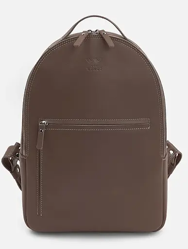 Шкіряний рюкзак Groove M темно-бежевий - фото 1