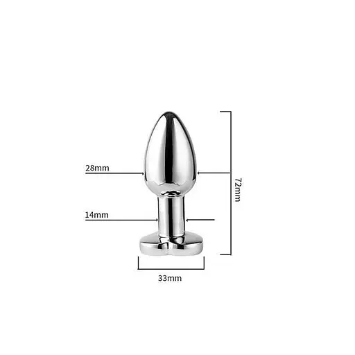Стальная анальная пробка Magic Motion Equinox с USB оснащена подсветкой 7,2 см. Металлик K000842 - фото 3