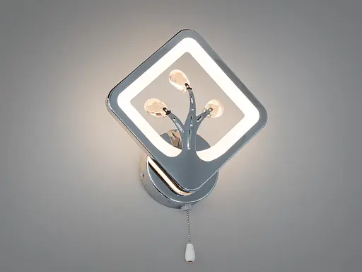 Декоративное светодиодное бра 15W, хром - фото 1