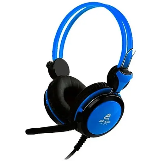 Дротові ігрові навушники Jeqang JH-819, 2м, 3.5мм Синій