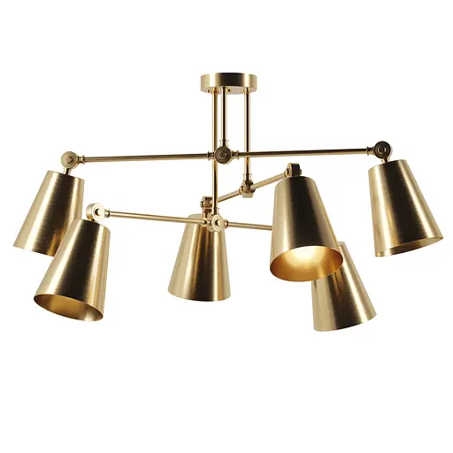 Люстра "Sia V6" PikArt арт. 5648 Золотий - фото 2