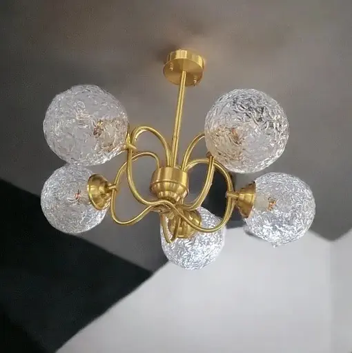 Светодиодная люстра Колокол 5011 (Золотая) на 5 плафонов